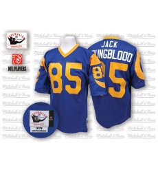 Mitchell and Ness Los Angeles Rams #85 Jack Youngblood Authentic 1979 Blue Throwback NFL Jersey