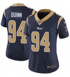 Women's Nike Los Angeles Rams #94 Robert Quinn Elite Navy Blue Team Color NFL Jersey