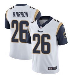 Men's Nike Los Angeles Rams #26 Mark Barron White Vapor Untouchable Limited Player NFL Jersey