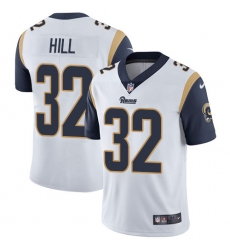 Men's Nike Los Angeles Rams #32 Troy Hill White Vapor Untouchable Limited Player NFL Jersey