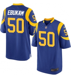 Men's Nike Los Angeles Rams #50 Samson Ebukam Game Royal Blue Alternate NFL Jersey