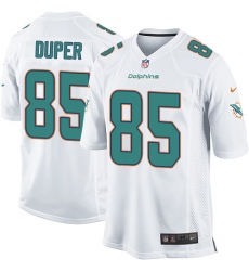 Youth Nike Miami Dolphins #85 Mark Duper Game White NFL Jersey