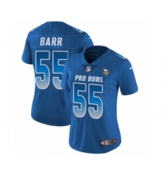 Women's Nike Minnesota Vikings #55 Anthony Barr Limited Royal Blue NFC 2019 Pro Bowl NFL Jersey