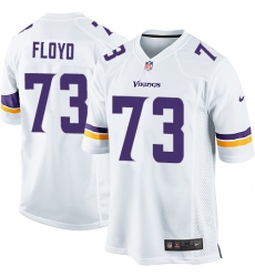 Men's Nike Minnesota Vikings #73 Sharrif Floyd Game White NFL Jersey