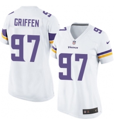 Women's Nike Minnesota Vikings #97 Everson Griffen Game White NFL Jersey