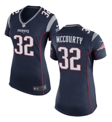 Women's Nike New England Patriots #32 Devin McCourty Game Navy Blue Team Color NFL Jersey