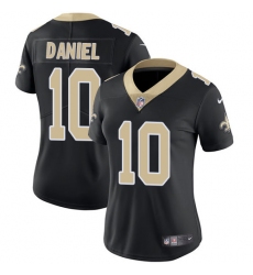 Women's Nike New Orleans Saints #10 Chase Daniel Black Team Color Vapor Untouchable Limited Player NFL Jersey