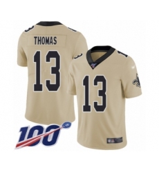Youth New Orleans Saints #13 Michael Thomas Limited Gold Inverted Legend 100th Season Football Jersey Youth New Orleans Saints #13 Michael Thomas Limited Gold Inverted Legend 100th Season Football Jersey