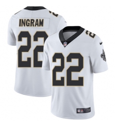 Men's Nike New Orleans Saints #22 Mark Ingram White Vapor Untouchable Limited Player NFL Jersey