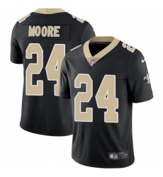 Youth Nike New Orleans Saints #24 Sterling Moore Black Team Color Vapor Untouchable Limited Player NFL Jersey
