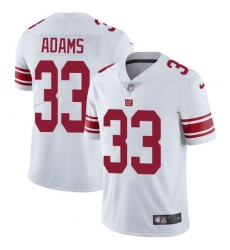 Youth Nike New York Giants #33 Andrew Adams White Vapor Untouchable Limited Player NFL Jersey
