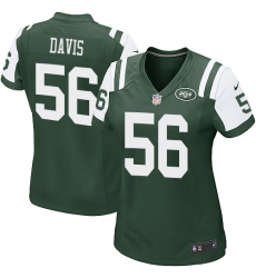 Women's Nike New York Jets #56 DeMario Davis Game Green Team Color NFL Jersey