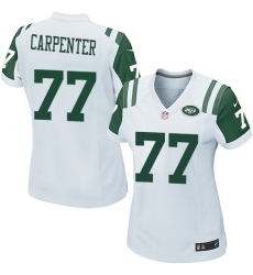 Women's Nike New York Jets #77 James Carpenter Game White NFL Jersey