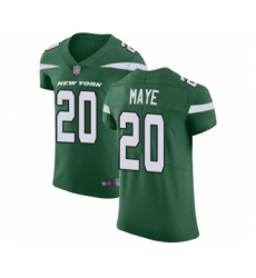 Men's New York Jets #20 Marcus Maye Green Team Color Vapor Untouchable Elite Player Football Jersey