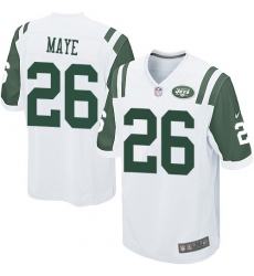 Men's Nike New York Jets #26 Marcus Maye Game White NFL Jersey