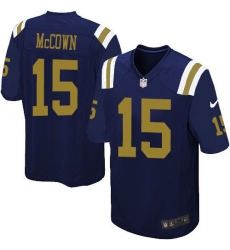 Youth Nike New York Jets #15 Josh McCown Elite Navy Blue Alternate NFL Jersey