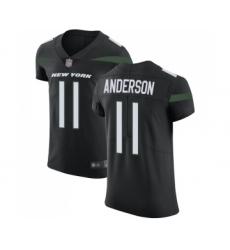 Men's New York Jets #11 Robby Anderson Black Alternate Vapor Untouchable Elite Player Football Jersey
