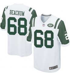 Men's Nike New York Jets #68 Kelvin Beachum Game White NFL Jersey