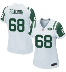 Women's Nike New York Jets #68 Kelvin Beachum Game White NFL Jersey