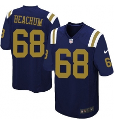 Youth Nike New York Jets #68 Kelvin Beachum Elite Navy Blue Alternate NFL Jersey