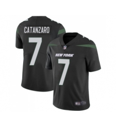 Youth New York Jets #7 Chandler Catanzaro Black Alternate Vapor Untouchable Limited Player Football Jersey