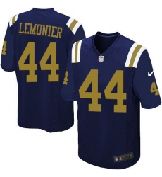 Men's Nike New York Jets #44 Corey Lemonier Game Navy Blue Alternate NFL Jersey