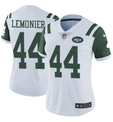 Women's Nike New York Jets #44 Corey Lemonier White Vapor Untouchable Limited Player NFL Jersey