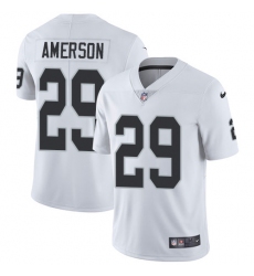 Youth Nike Oakland Raiders #29 David Amerson Elite White NFL Jersey