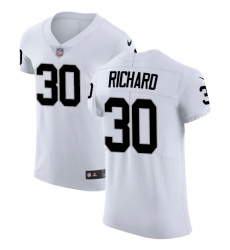 Men's Nike Oakland Raiders #30 Jalen Richard White Vapor Untouchable Elite Player NFL Jersey