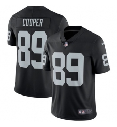 Youth Nike Oakland Raiders #89 Amari Cooper Elite Black Team Color NFL Jersey