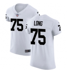 Men's Nike Oakland Raiders #75 Howie Long White Vapor Untouchable Elite Player NFL Jersey