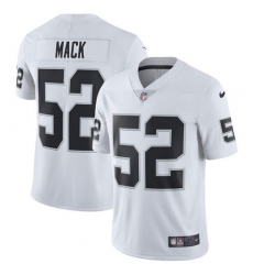 Youth Nike Oakland Raiders #52 Khalil Mack Elite White NFL Jersey