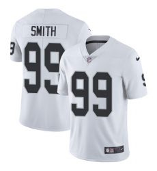 Youth Nike Oakland Raiders #99 Aldon Smith Elite White NFL Jersey