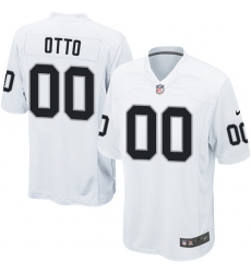Men's Nike Oakland Raiders #00 Jim Otto Game White NFL Jersey