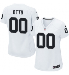 Women's Nike Oakland Raiders #00 Jim Otto Game White NFL Jersey