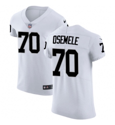 Men's Nike Oakland Raiders #70 Kelechi Osemele White Vapor Untouchable Elite Player NFL Jersey
