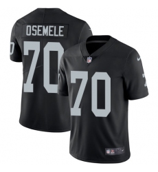 Youth Nike Oakland Raiders #70 Kelechi Osemele Elite Black Team Color NFL Jersey