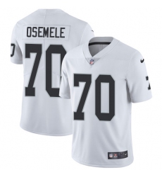 Youth Nike Oakland Raiders #70 Kelechi Osemele Elite White NFL Jersey