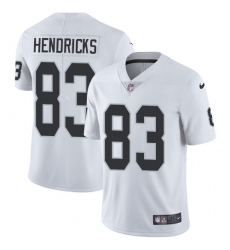 Youth Nike Oakland Raiders #83 Ted Hendricks Elite White NFL Jersey