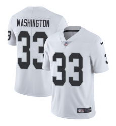 Youth Nike Oakland Raiders #33 DeAndre Washington Elite White NFL Jersey
