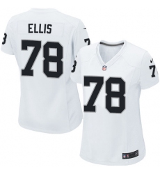 Women's Nike Oakland Raiders #78 Justin Ellis Game White NFL Jersey