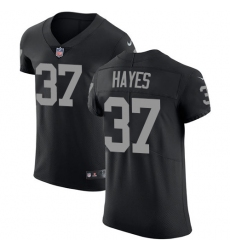 Men's Nike Oakland Raiders #37 Lester Hayes Black Team Color Vapor Untouchable Elite Player NFL Jersey