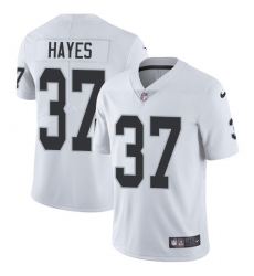Youth Nike Oakland Raiders #37 Lester Hayes Elite White NFL Jersey