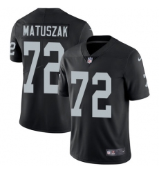 Youth Nike Oakland Raiders #72 John Matuszak Elite Black Team Color NFL Jersey