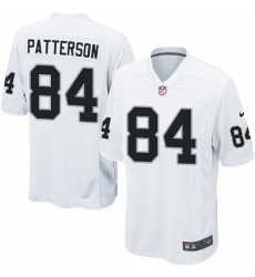 Men's Nike Oakland Raiders #84 Cordarrelle Patterson Game White NFL Jersey