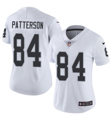 Women's Nike Oakland Raiders #84 Cordarrelle Patterson Elite White NFL Jersey