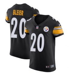 Men's Nike Pittsburgh Steelers #20 Rocky Bleier Black Team Color Vapor Untouchable Elite Player NFL Jersey
