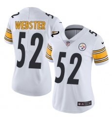 Women's Nike Pittsburgh Steelers #52 Mike Webster Elite White NFL Jersey