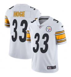 Youth Nike Pittsburgh Steelers #33 Merril Hoge White Vapor Untouchable Limited Player NFL Jersey