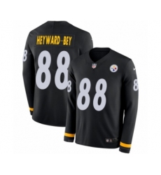 Men's Nike Pittsburgh Steelers #88 Darrius Heyward-Bey Limited Black Therma Long Sleeve NFL Jersey